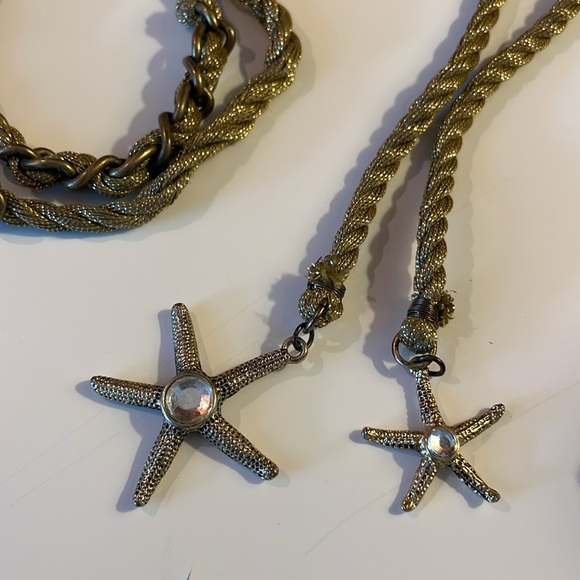 Betsey Johnson Gold Shell Necklace RARE - Picture 3 of 6